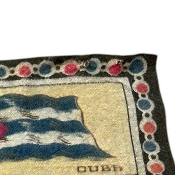 Antique Patriotic Cigar Felt Flag America Cuba Hawaii San Domingo 1910s - Picture 3 of 3